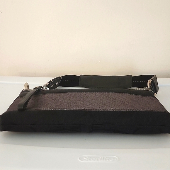 Coach Signature Stripe Demi Hand Bag w/xtra Coach Shoulder Strap - Picture 8 of 16